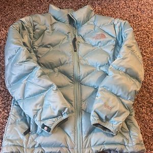 North Face XL blue jacket